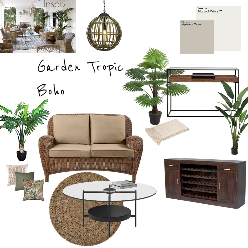 Garden Tropic Boho Mood Board by SydneyFranke on Style Sourcebook