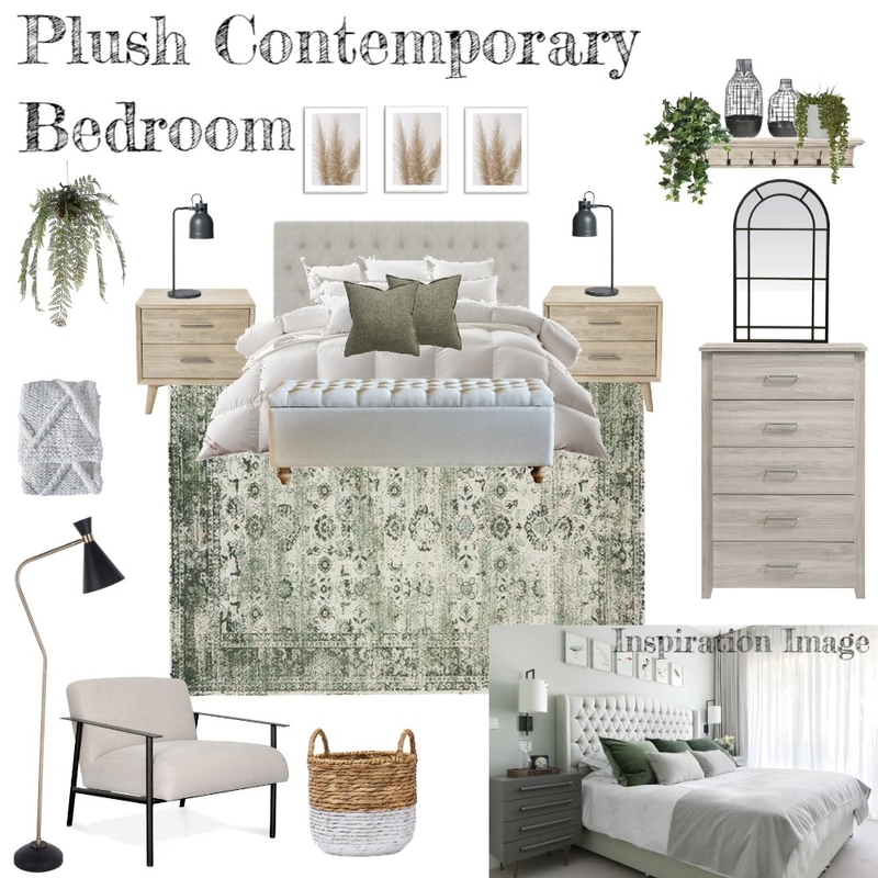 Plush Contemporary Bedroom Mood Board by SydneyFranke on Style Sourcebook