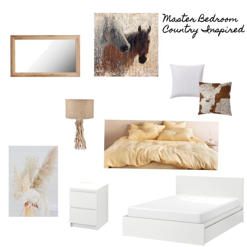 Module 10 Master Bed Country Mood Board by Anna Dalton on Style Sourcebook