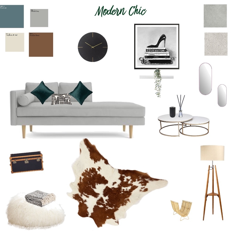 Modern Chic Mood Board by Sebastian on Style Sourcebook