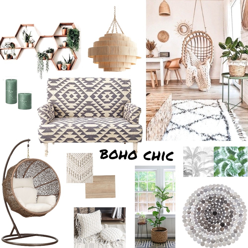 Boho Chic Mood Board by Nienke Offer on Style Sourcebook