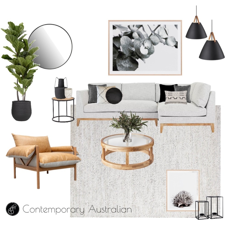 Contemporary Australian Living Mood Board by Atmosphere Designs on Style Sourcebook