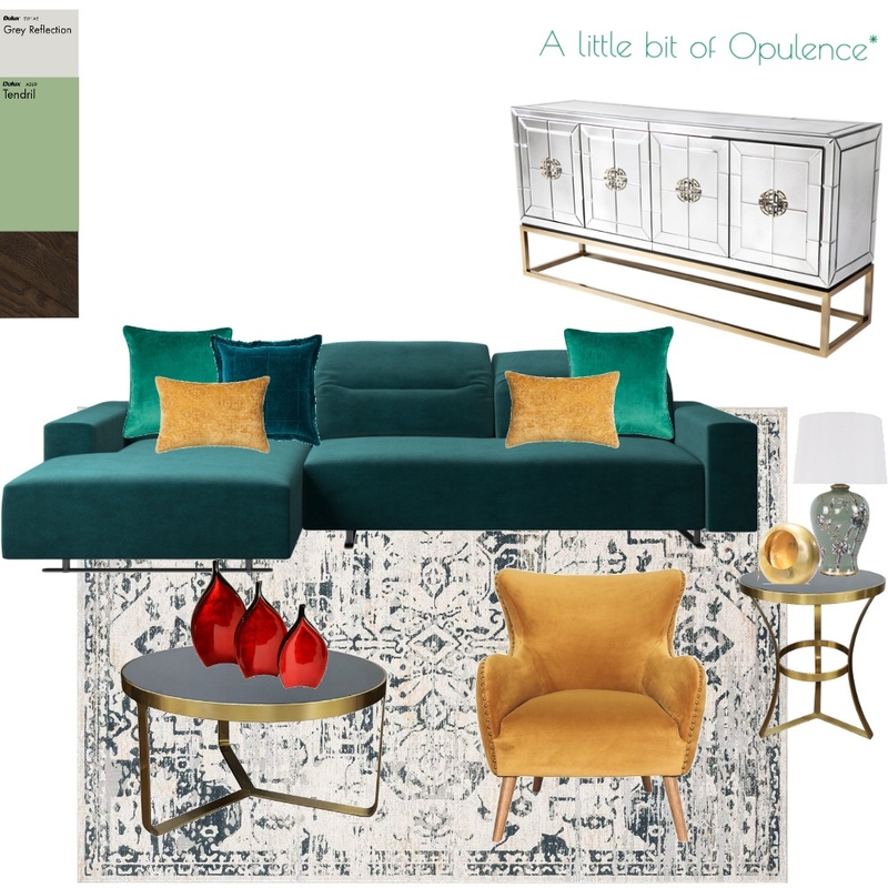 Bit of opulent living Mood Board by Decor n Design on Style Sourcebook