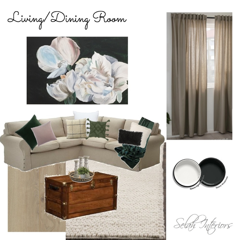 Living room Mood Board by Selah Interiors on Style Sourcebook