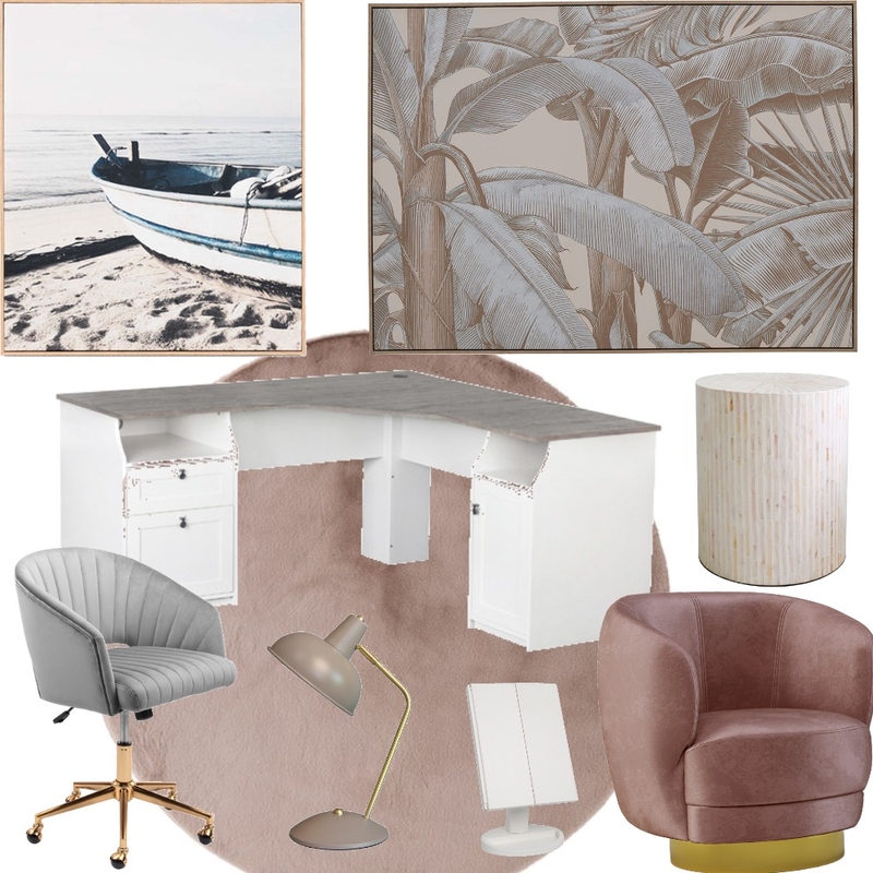 Jane's study grey and pink Mood Board by Rosa Vidaic on Style Sourcebook