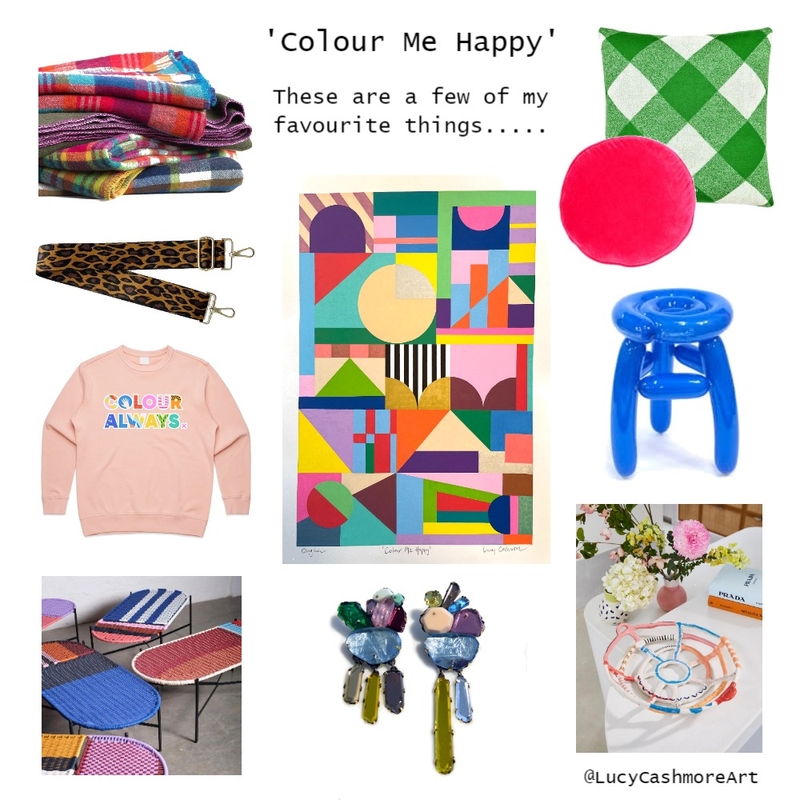 Colour Me Happy Mood Board by cashmorecreative on Style Sourcebook