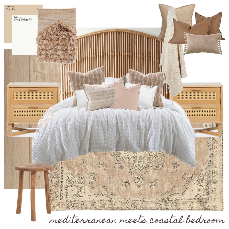 Mediterranean meets coastal bedroom Mood Board by Summerset House on Style Sourcebook