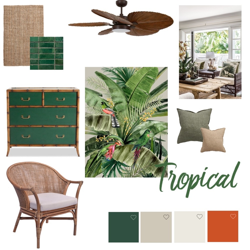 Tropical Moodboard 2 Mood Board by ameliajacka on Style Sourcebook