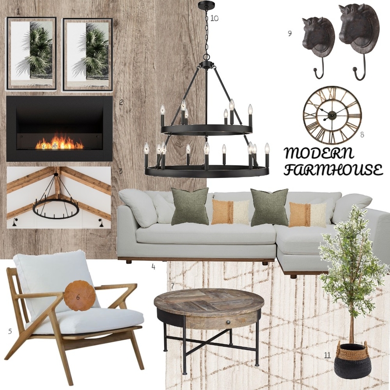 Modern Farmhouse Mood Board by raisa on Style Sourcebook