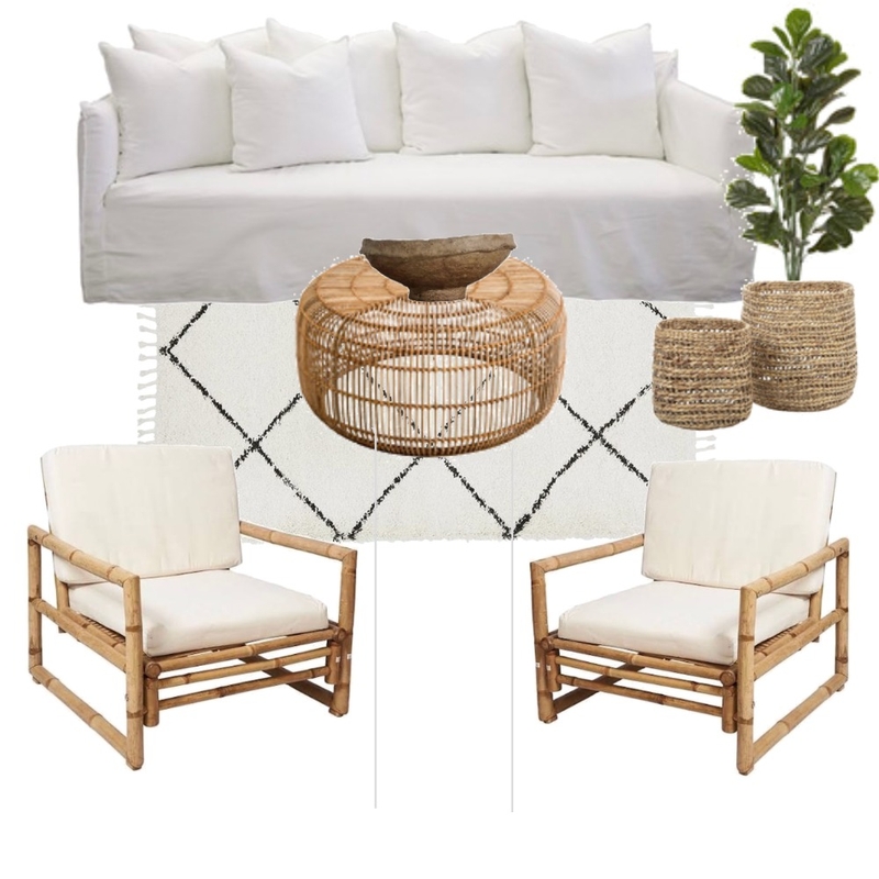 Boho Earthy Living Space Mood Board by Styledbymel on Style Sourcebook