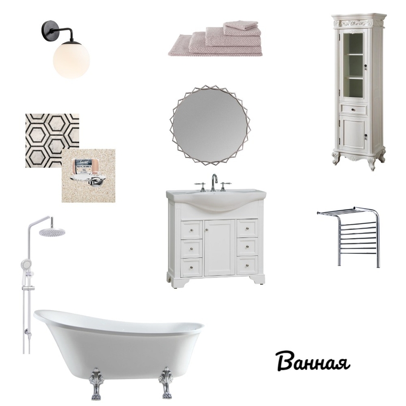 Ванная 1 Mood Board by IrinaLuk on Style Sourcebook