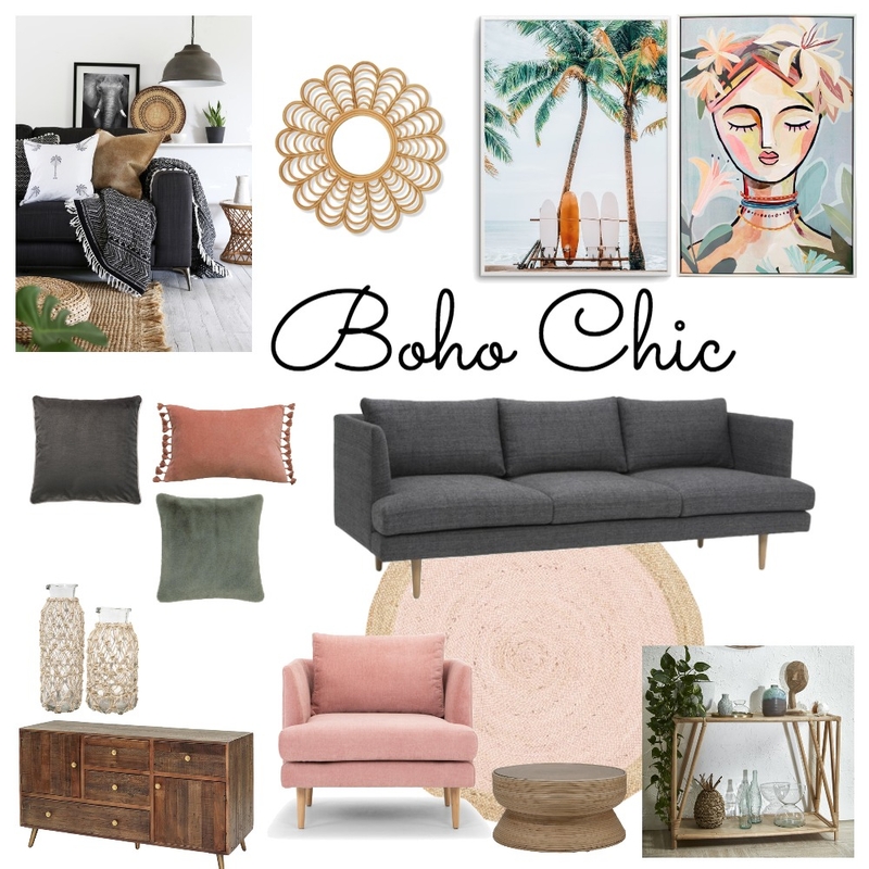 Boho Chic Mood Board by Di Taylor Interiors on Style Sourcebook