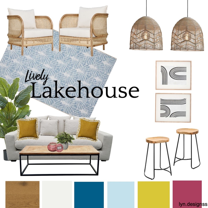 Lively Lakehouse Mood Board by Lyn.designs on Style Sourcebook