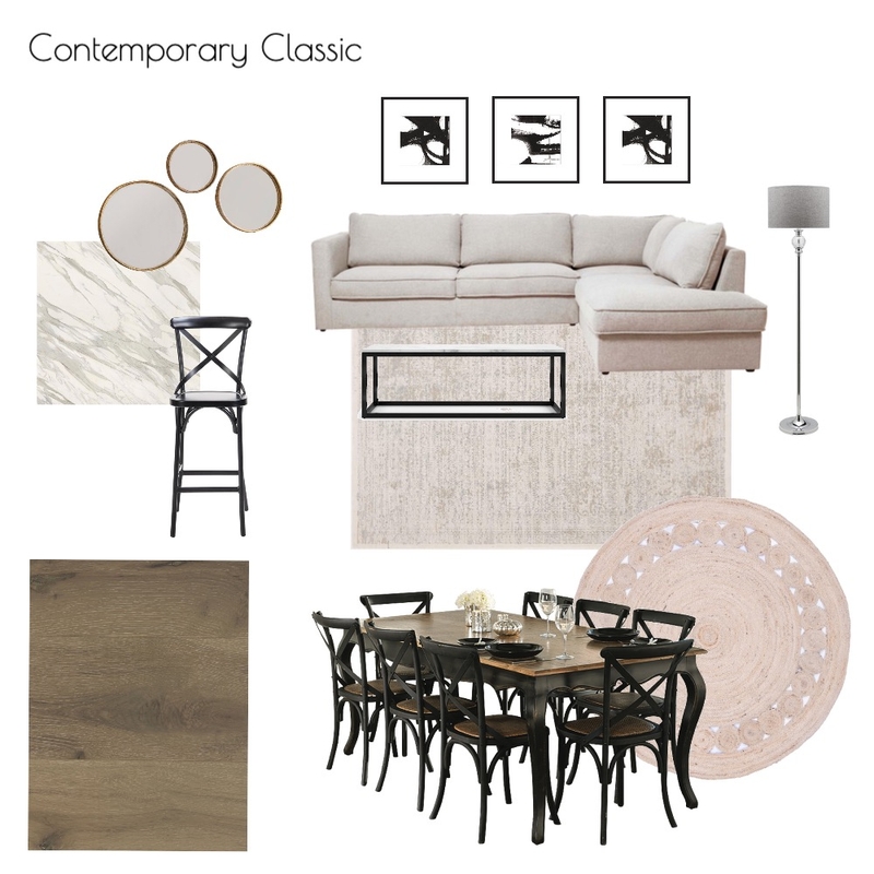 Classic Contemporary Mood Board by Chelsea Widdicombe on Style Sourcebook