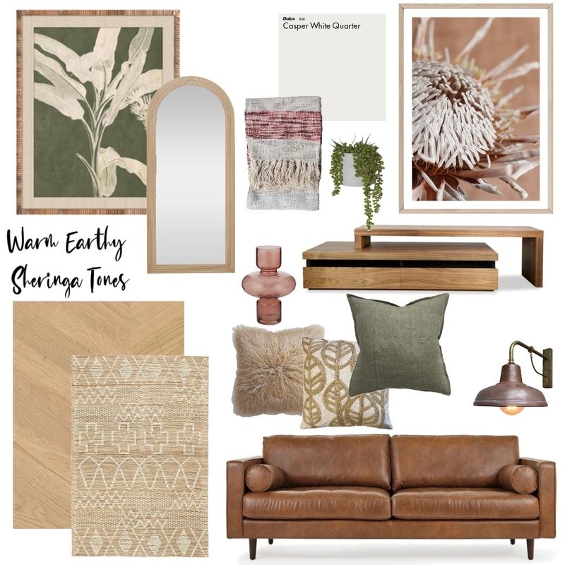 Sheringa Earthy Tones Mood Board by SOSI on Style Sourcebook