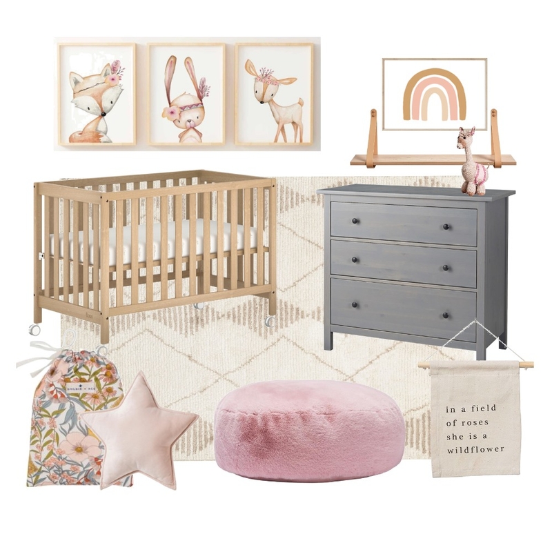 Girls Room - Mentone Mood Board by styledbymona on Style Sourcebook