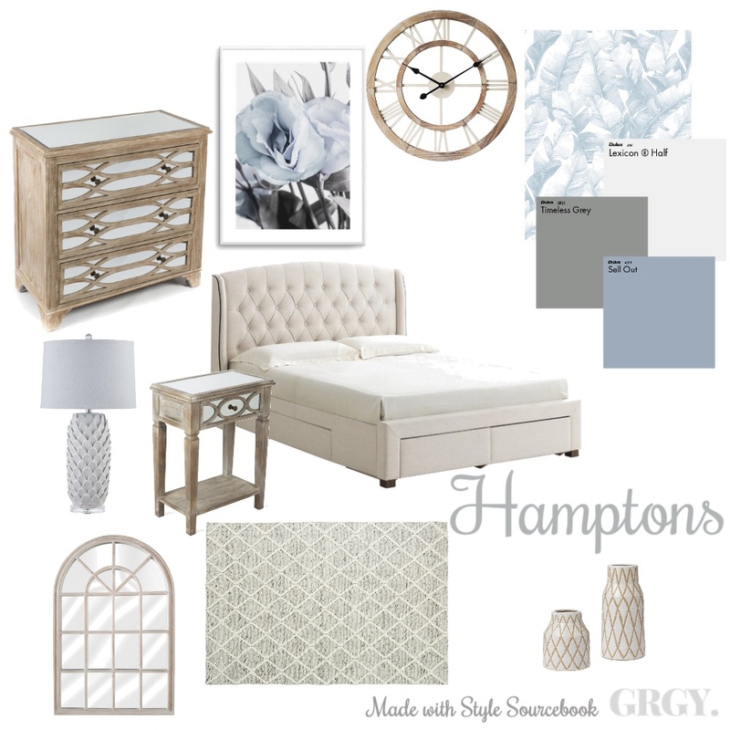 Hamptons Mood Board by Studio Gregory on Style Sourcebook