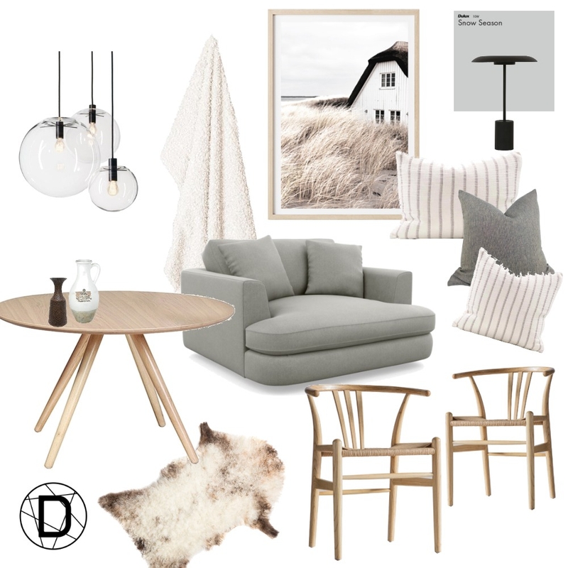 Scandi Living & Dining Mood Board by Designingly Co on Style Sourcebook