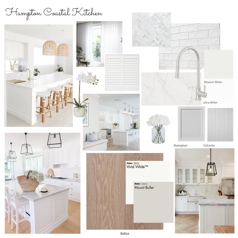 Hampton Coastal Kitchen Mood Board by klaudiamj on Style Sourcebook