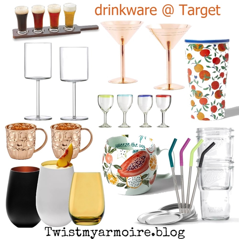 drinkware @ target Mood Board by Twist My Armoire on Style Sourcebook