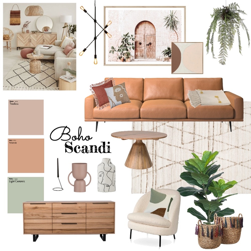 Boho scandi Mood Board by NAMI.B on Style Sourcebook