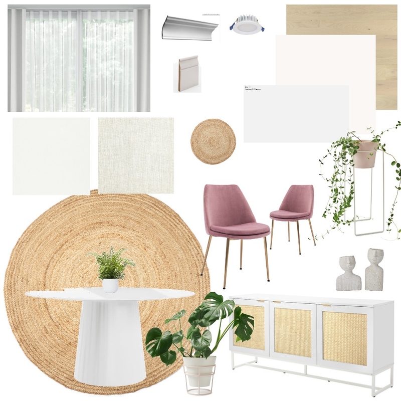 Module 9 - Dining Room Sample Board Mood Board by KrystalP on Style Sourcebook