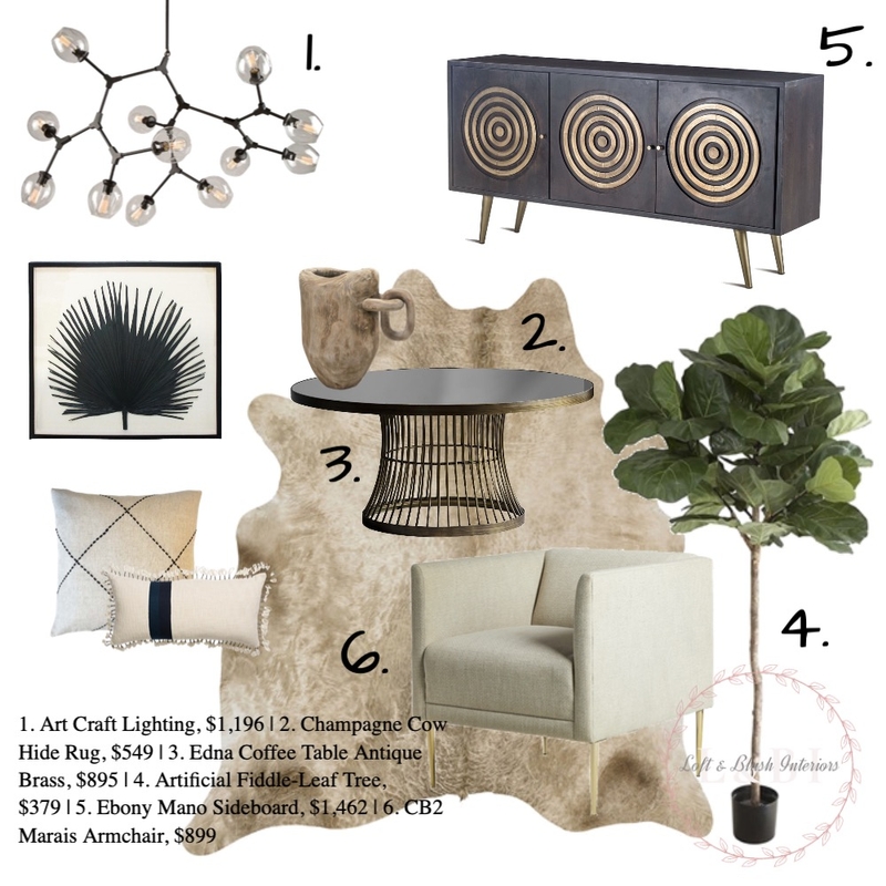 Lisa #5 Mood Board by Loft&Blush on Style Sourcebook