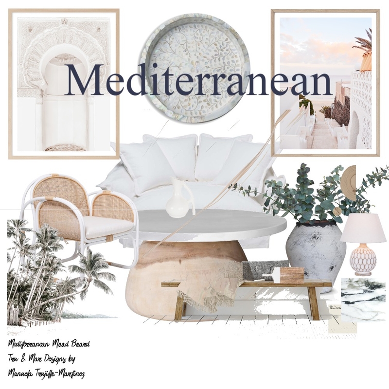 Mediterranean 2 Mood Board by Tru&Mar on Style Sourcebook