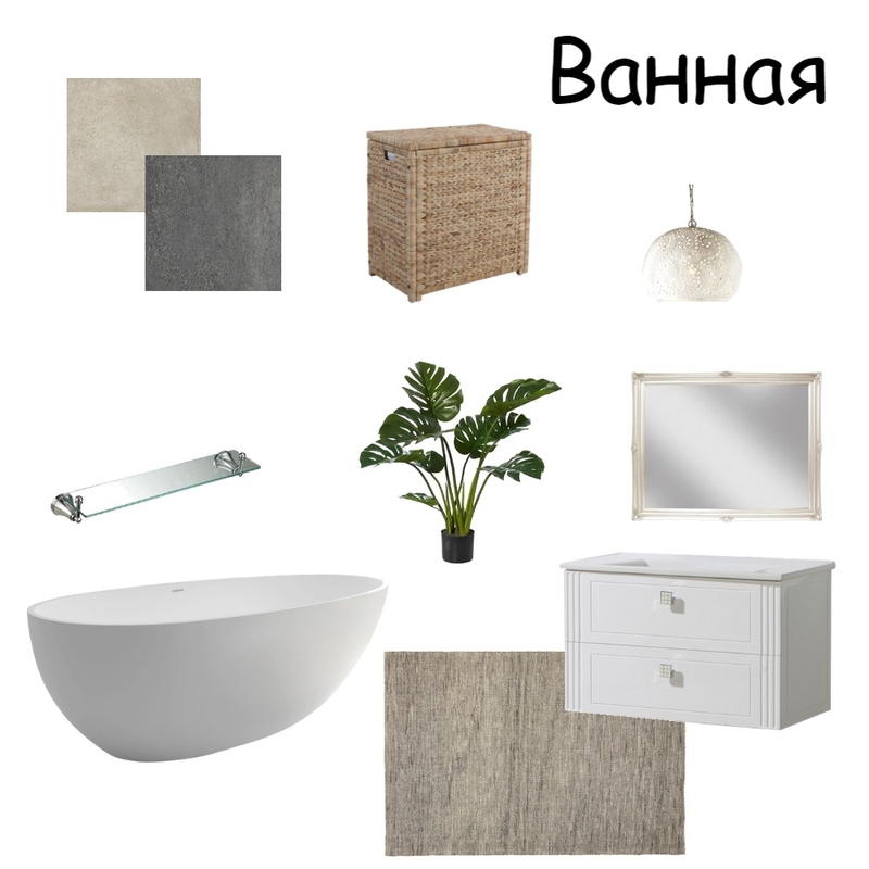 Ванная Mood Board by linwer on Style Sourcebook