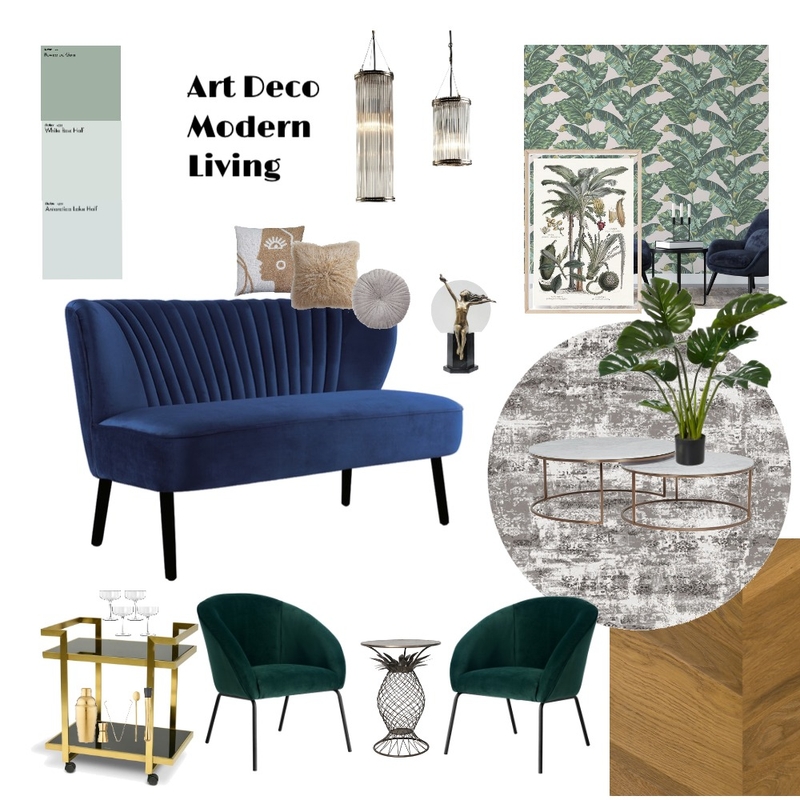 Art Deco Glam Mood Board by JennyPenny on Style Sourcebook