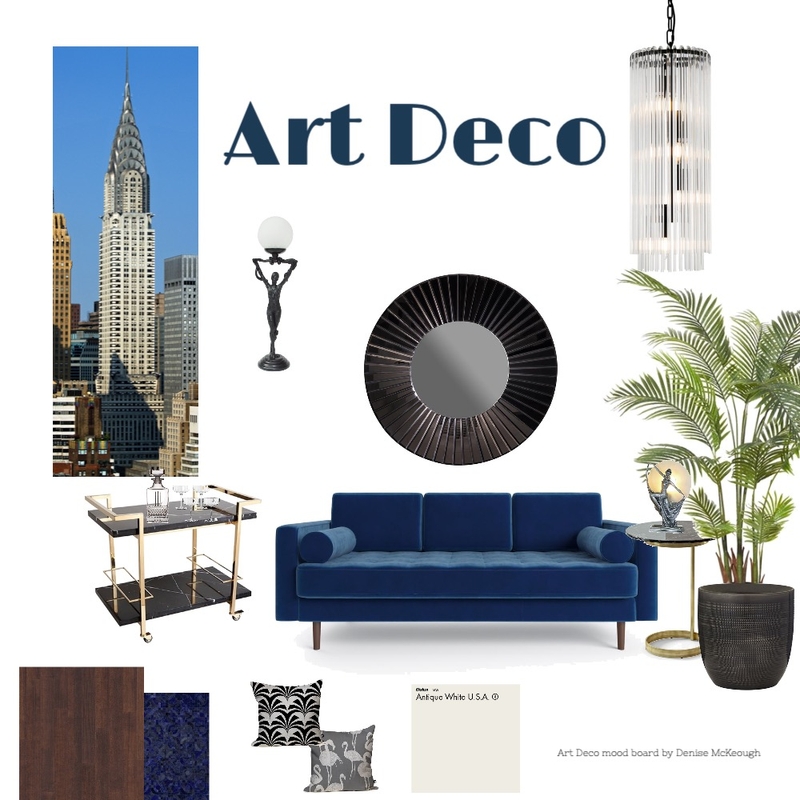 Art Deco Mood Board by Denise McKeough on Style Sourcebook