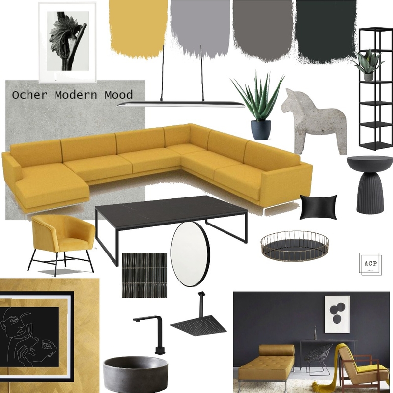 Ocra mood 12 Mood Board by Acp.suisse.interiors on Style Sourcebook