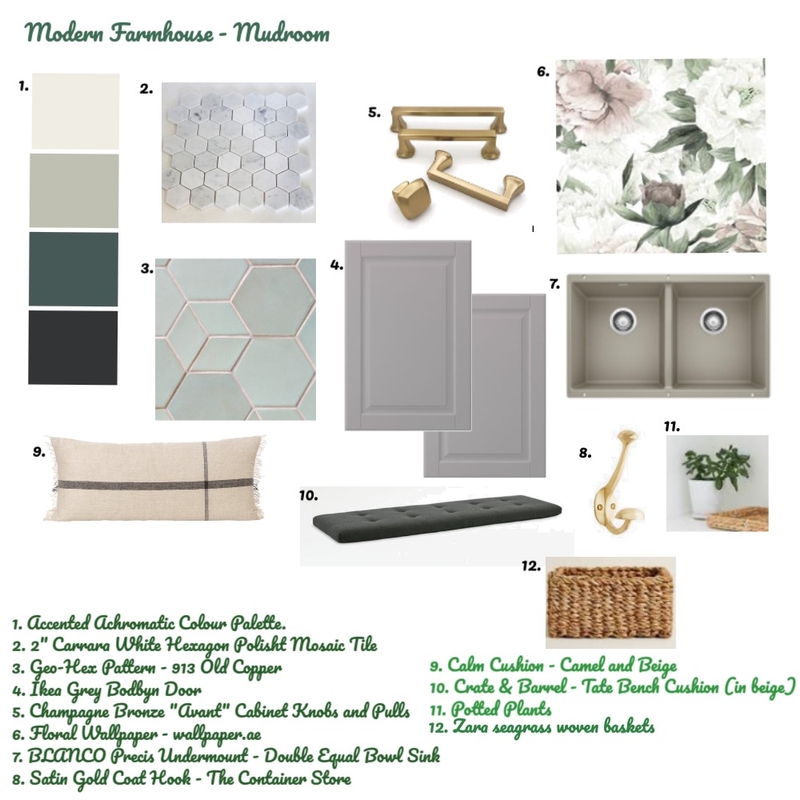 Modern Farmhouse - Mudroom Mood Board by Dorothea Jones on Style Sourcebook