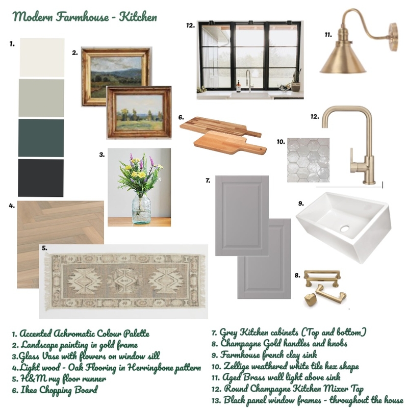 Modern Farmhouse - Kitchen Mood Board by Dorothea Jones on Style Sourcebook