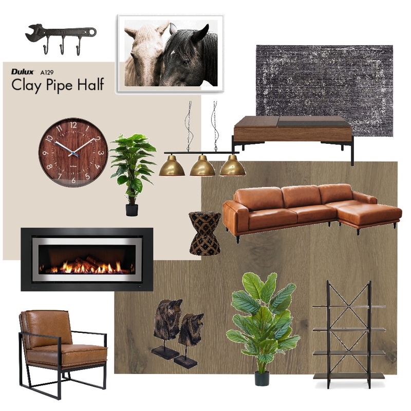 Industrial Living Mood Board by Littlerhodesy on Style Sourcebook