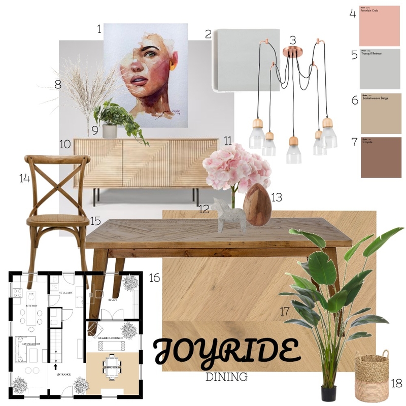 JOYRIDE - Dining Mood Board by Danelle_kat on Style Sourcebook