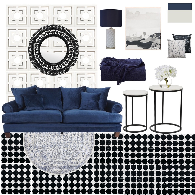 Rhode Island Blues Mood Board by Maegan Perl Designs on Style Sourcebook