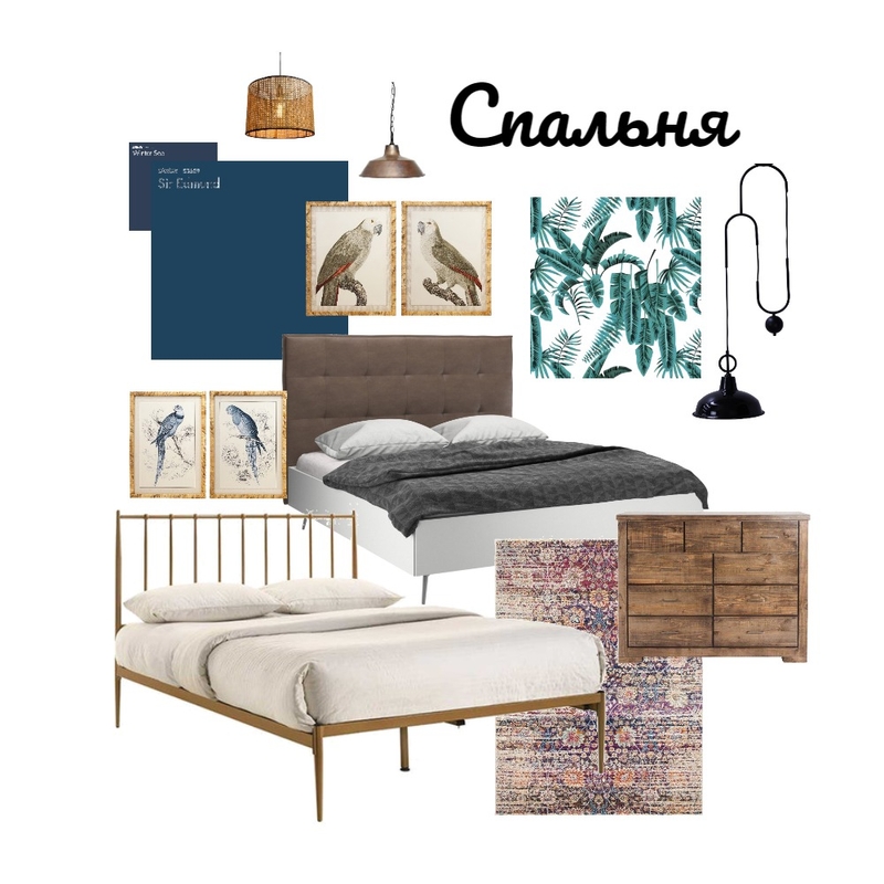 Спальня Антона Mood Board by Ольга Жуковская on Style Sourcebook