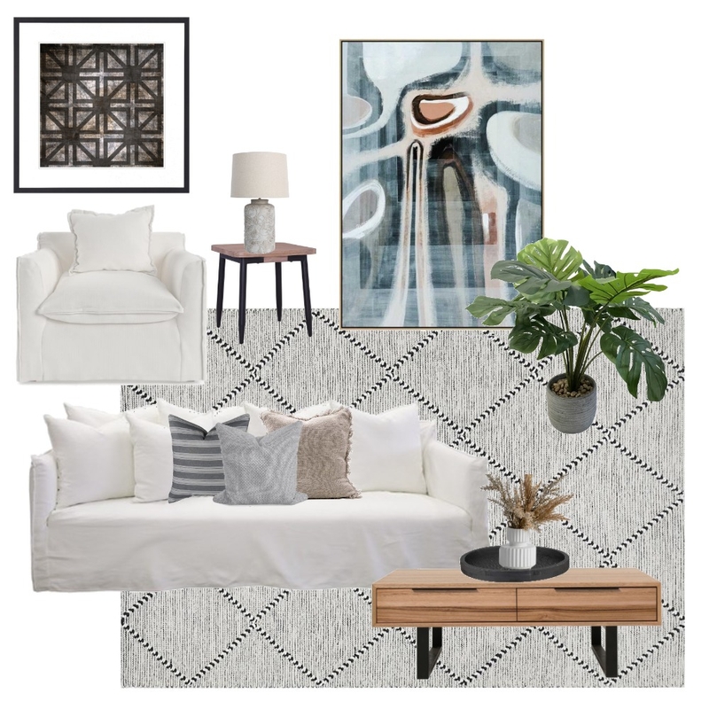 Downstairs Lounge Mood Board by Kyra Smith on Style Sourcebook