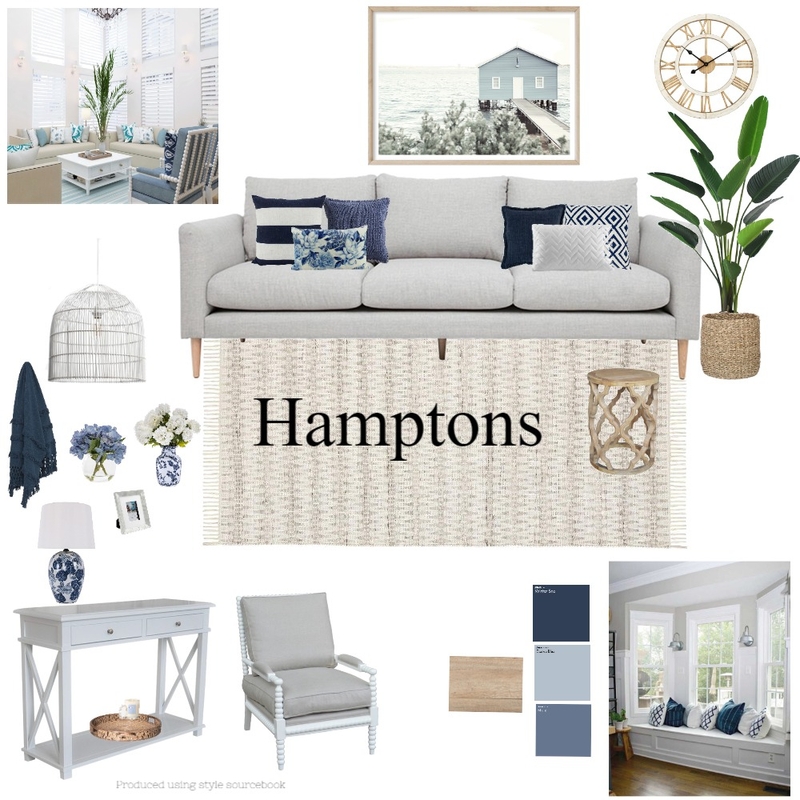 Hamptons Mood Board by dthiele on Style Sourcebook