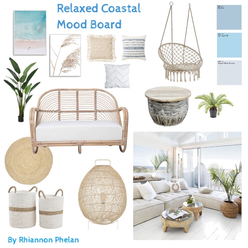 Relaxed Coastal Mood Board by rphelan on Style Sourcebook