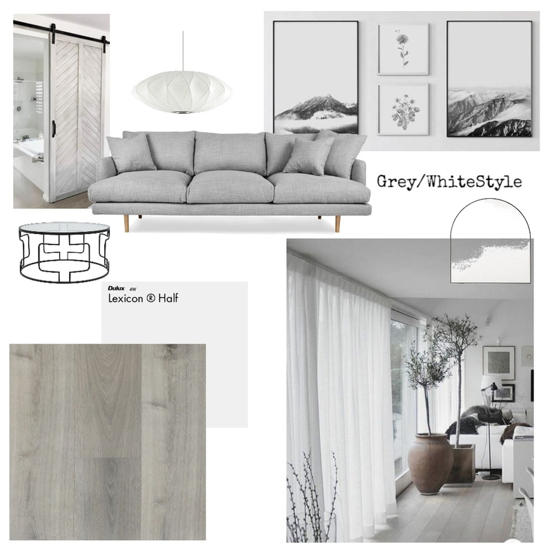 white grey Mood Board by SOSI on Style Sourcebook