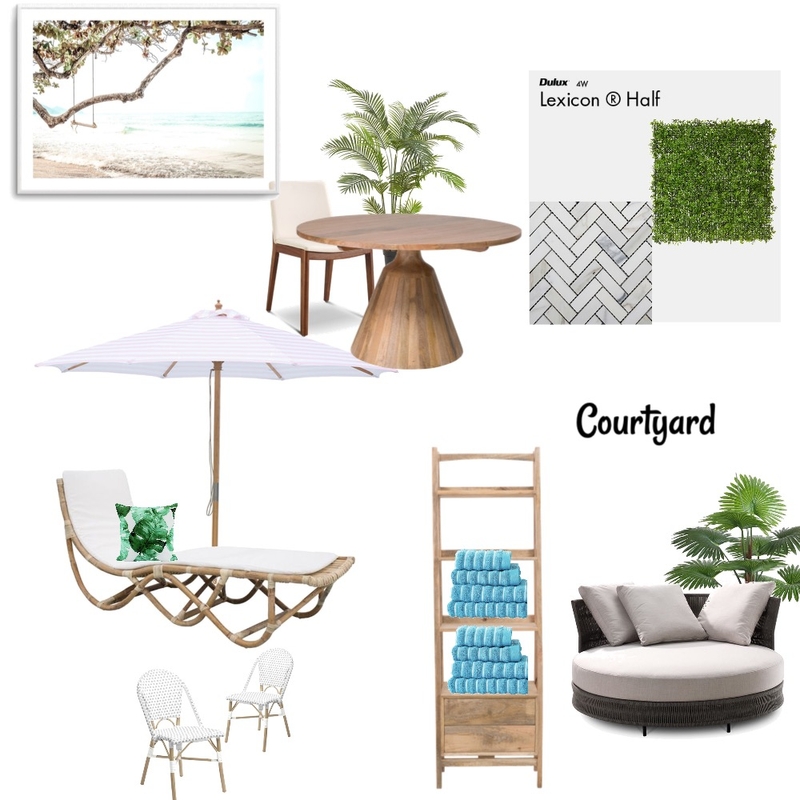 Courtyard Mood Board by Airlie Dayz Interiors + Design on Style Sourcebook