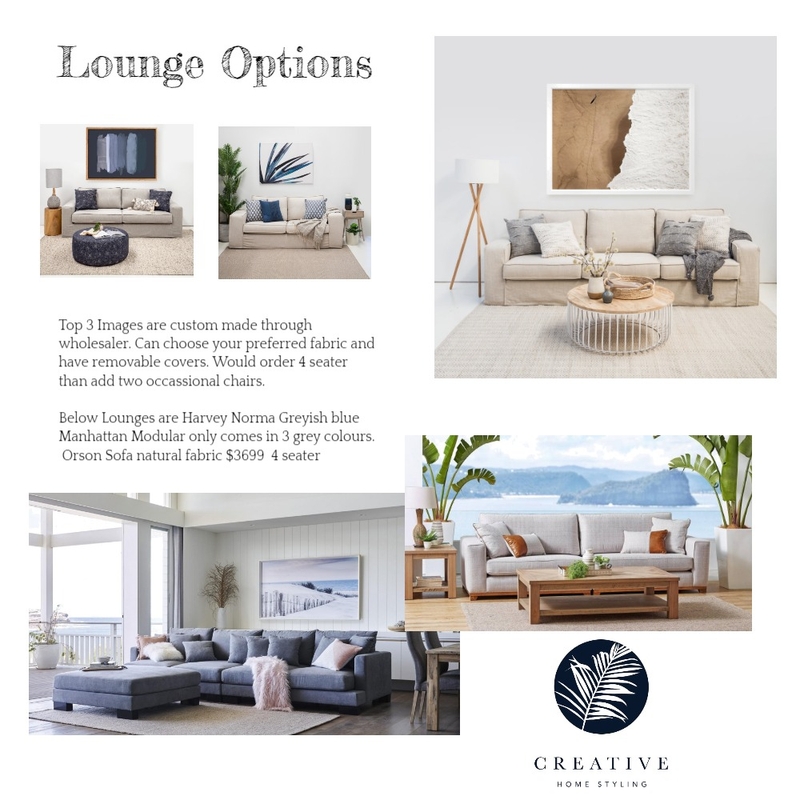 Everton Hills Lounge Options Mood Board by CHStyling on Style Sourcebook