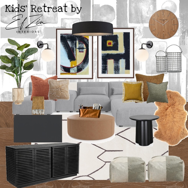 Kids' Retreat Mood Board by EF ZIN Interiors on Style Sourcebook