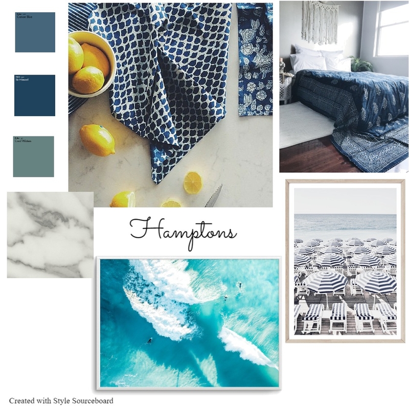 Hamptons Mood Board by Kimberley on Style Sourcebook