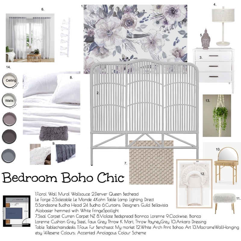 Bedroom Mood Board by Megan Kummer on Style Sourcebook