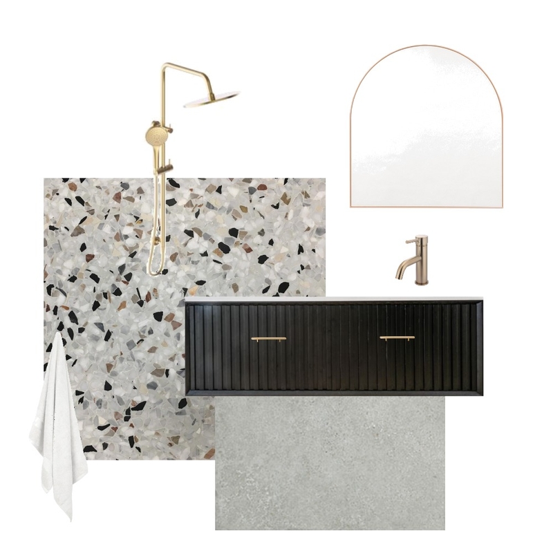 gold black ensuite Mood Board by PetaClark on Style Sourcebook