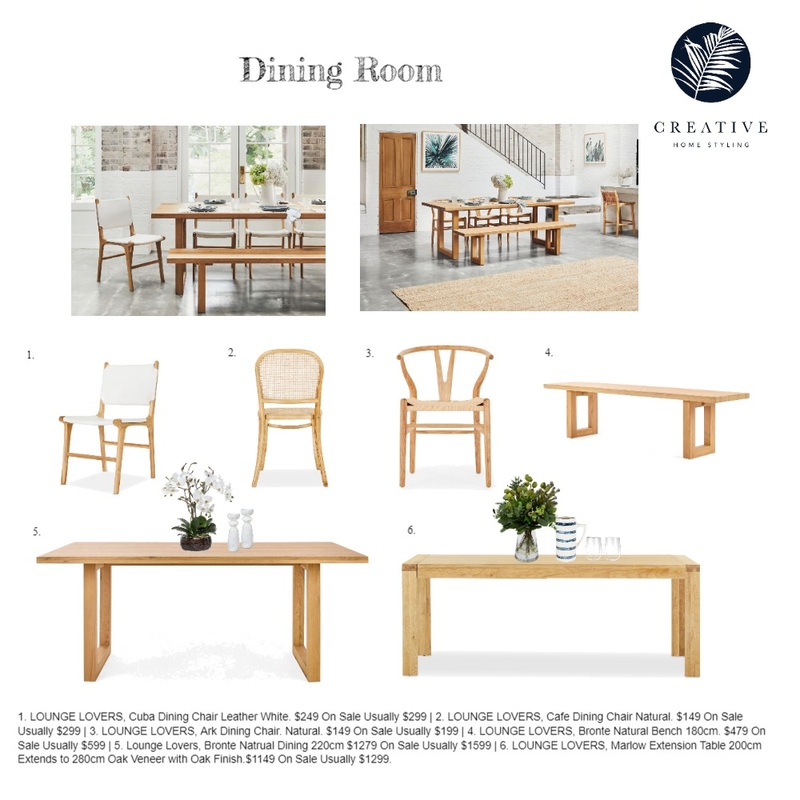 EVERTON HILLS DINING Mood Board by CHStyling on Style Sourcebook