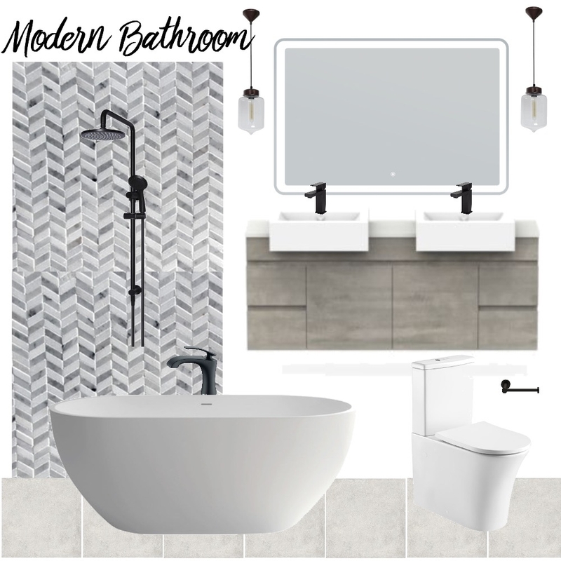 Bathroom Mood Board by ericahayes on Style Sourcebook